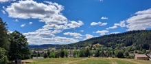 Vue du Malzieu-Ville depuis la résidence